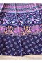 Ethnic, Bohemian, 100% Cotton, Organic Dye, Long, Wrap (Wrapped) Skirt - 4