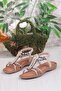 Guja 24Y150-38 Anatomical Comfortable Non-Slip Sole Stone Women's Sandals - 6
