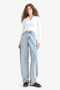 100% Cotton Baggy Fit High Waist Jeans E9164AX25AU