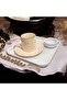 4-Piece Coffee Presentation Tray Plate Turkish Delight Holder - 2