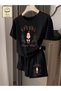 Women's Aperol Social Club Printed Oversize T-Shirt Shorts Set