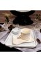 4-Piece Coffee Presentation Tray Plate Turkish Delight Holder