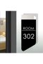 Vertical Apartment Site -Apartment Hotel Office Door Number 10X25Cm - Door Number 302