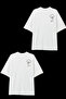 Bro-Coli Printed Oversize Couple T-Shirt