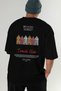 Bryggen Norway Back Printed Black Oversize T-Shirt Men Women Cotton Crew Neck T-Shirt - 7