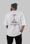 Paris France Back Printed White Oversize T-Shirt Men Women Cotton Crew Neck T-Shirt - 4