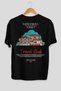 Safranbolu Turkey Back Printed Black Oversize T-Shirt Men's Women's Cotton Crew Neck T-Shirt - 2