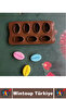 Hot Cold Resistant Sweet Chocolate Jell-O Very Stylish Coffee Bean Shaped Flexible Silicone Mold - 4
