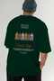 Bryggen Norway Back Printed Green Oversize T-Shirt Men Women Cotton Crew Neck T-Shirt - 7