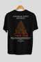 Borobdur Temple Indonesia Back Printed Black Oversize T-Shirt Men Women Cotton Crew Neck T-Shirt - 2
