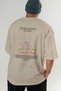 Hagia Sophia Istanbul Back Printed Beige Oversize T-Shirt Men Women Cotton Crew Neck T-Shirt - 6