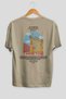 Pompeii Italy Back Printed Beige Oversize T-Shirt Men Women Cotton Crew Neck T-Shirt - 2