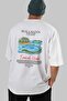 Blue Lagoon Iceland Back Printed White Oversize T-Shirt Men Women Cotton Crew Neck T-Shirt - 6