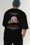 Stonehenge England Back Printed Black Oversize T-Shirt Men Women Cotton Crew Neck T-Shirt - 7