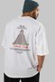 Tikal Guatemala Back Printed White Oversize T-Shirt Men Women Cotton Crew Neck T-Shirt - 7