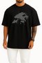 Oversize Hong Kong Map Chest Design Unisex T-Shirt