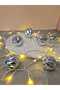 Mistique Home Christmas Tree Ornament 6 Pieces Gold Patterned Ball Christmas Tree Ornament - 3