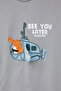 Smoked Submarine Printed Baby Boy Short Sleeve T-Shirt 20940 - 4