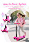 Kids Kick Scooter, with Flashing Light Wheels and 3 Height Adjustable Handle, for 7+ Years - 3