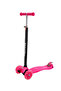 Kids Kick Scooter, with Flashing Light Wheels and 3 Height Adjustable Handle, for 7+ Years