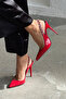 Jazzy Stone-Detail RED PATENT LEATHER - 4