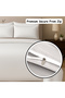 Viewstar 6 Pcs King Size Bedding Set (White) – 1 Fitted Sheet, 1 Quilt Cover, 4 Pillowcases - 5