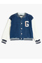 Dark Blue Boy's Bomber Jacket