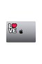 Love Heart Sticker Car, Motorcycle, Helmet, Laptop, Glass Sticker 13X13 cm - 4