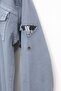 Indigo Linen Shirt Crew Neck Printed T-Shirt Boys 2-Piece Set 20259 - 3