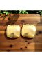 Serrated Square Vintage Steel Earrings