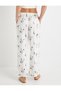 Medium Rise Wide Leg Trousers - 4