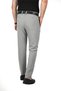 Men's Gray Italian Cut Lycra Sports Trousers Stretch Fabric Ankle Length Pipe Leg Classic Trousers 250200 - 8