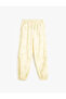 Beige Girl's Jogger Trousers
