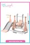 Kids Slide, Swing and Ball Ring 3-in-1 Playset Indoor & Outdoor Toddler Activity Center - 8