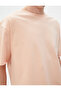 Basic Oversized T-Shirt Crew Neck Short Sleeve - 5