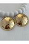 Special Series Large Size Round Plate Earrings