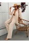 Women's Wear Wrinkle Fabric Shirt-Pants Two-Piece Suit Suitable for Tesetture - 4