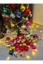Christmas Tree Ornament 6 Pieces Matte Green Ball 5 cm Christmas Ornament - 6