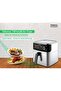 Digital Air Fryer 8L 2000W, Double Heating Elements, 6 Preset Programs, 360° Hot Air Circu - 5
