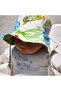 Double Sided Tied Linen Look Baby Bucket Hat - 2