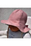 Double Sided Tied Linen Look Baby Bucket Hat