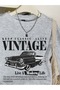 Unisex Vintage Printed Oversize Sweatshirt - 2