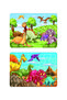 Dinosaurs Series 56 Piece Wooden Puzzle Jigsaw Puzzle Set of 4 - 3