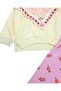 Girl's Ethnic Pattern Scarf, Wide Leg Pants 3 Piece Stylish Seasonal Bottom Top Set - 5