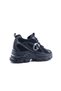 Hidden Heel Women's Black Sneaker Sports Shoes - 2