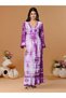 Women Chikankari Hand Embroidered Cotton Jalabiya in Tie-Dye shades-AL2160