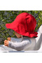 Double Sided Tied Linen Look Baby Bucket Hat - 6