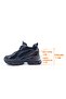 Hidden Heel Women's Black Sneaker Sports Shoes - 4
