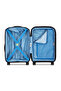 Anvers 55 cm Expandable 4 Double-Wheeled Small Cabin Suitcase Trolley - Teal Blue - 3
