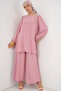 Women's Ayrobin Tunic Trousers Double Set Powder 1112 - 4